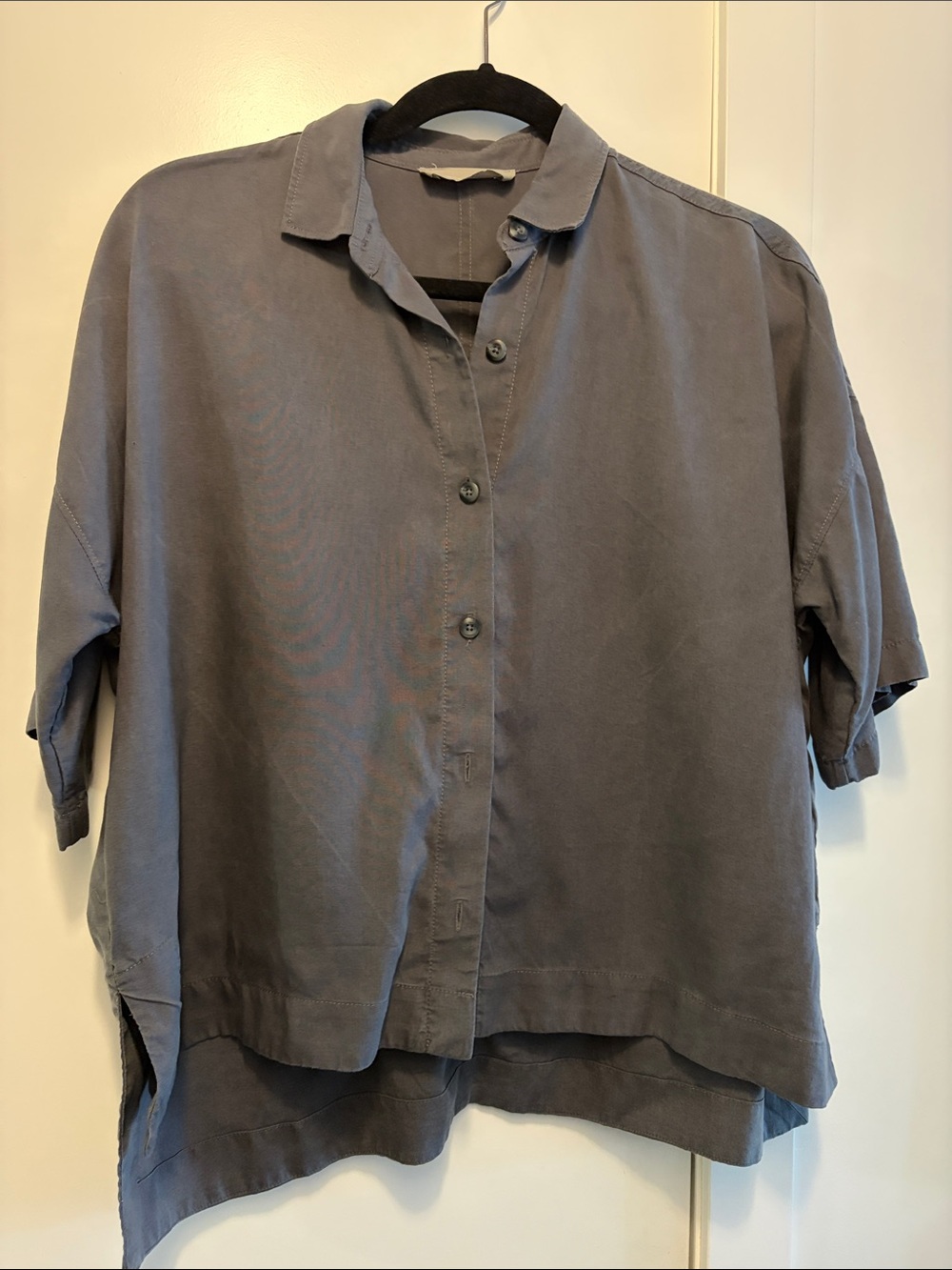 Everlane women’s Short-Sleeve Button-Up Shirt - XS